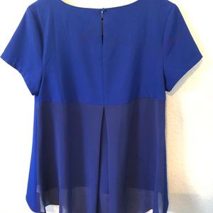 Blue fancy top